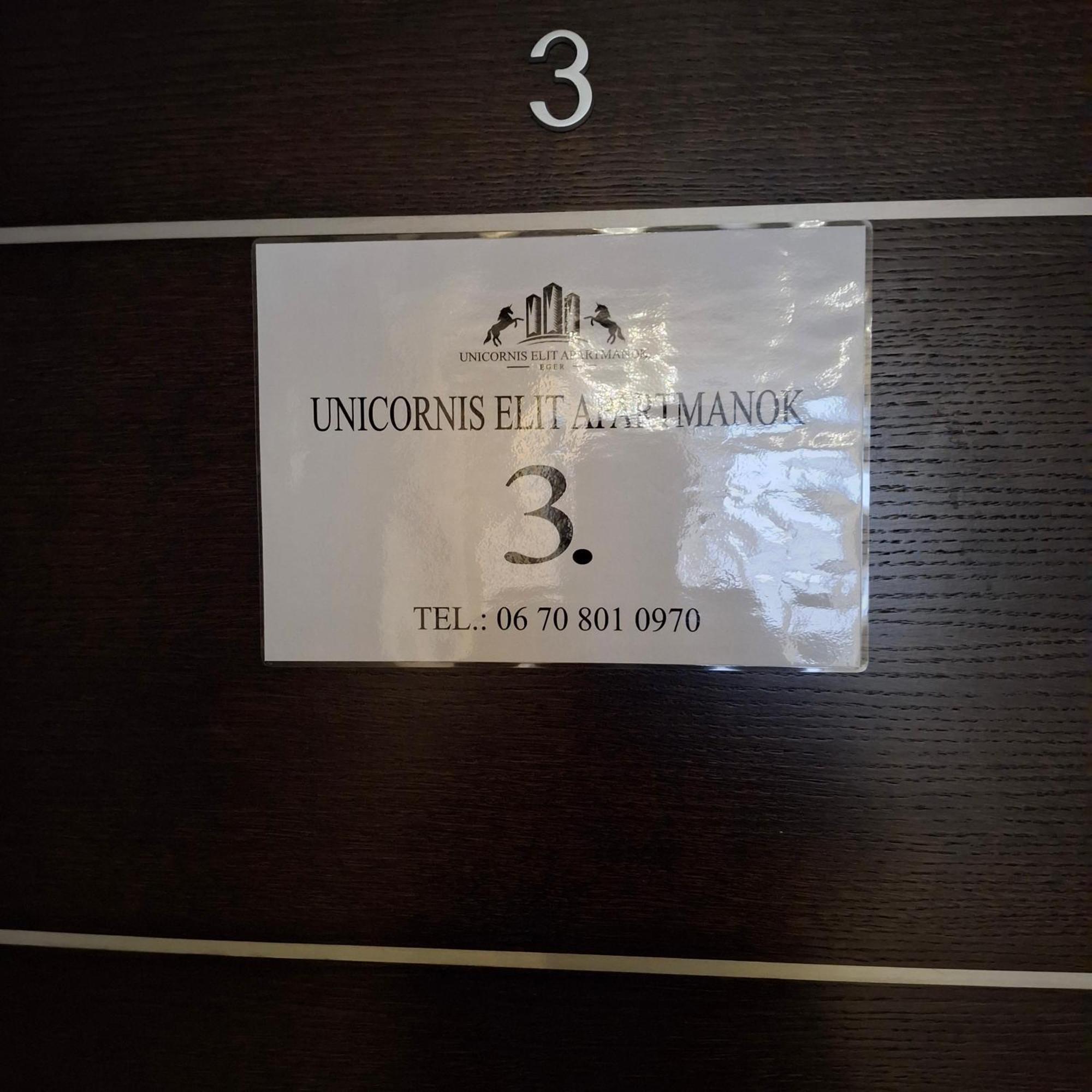Unicorniselit Apartmanok エゲル エクステリア 写真